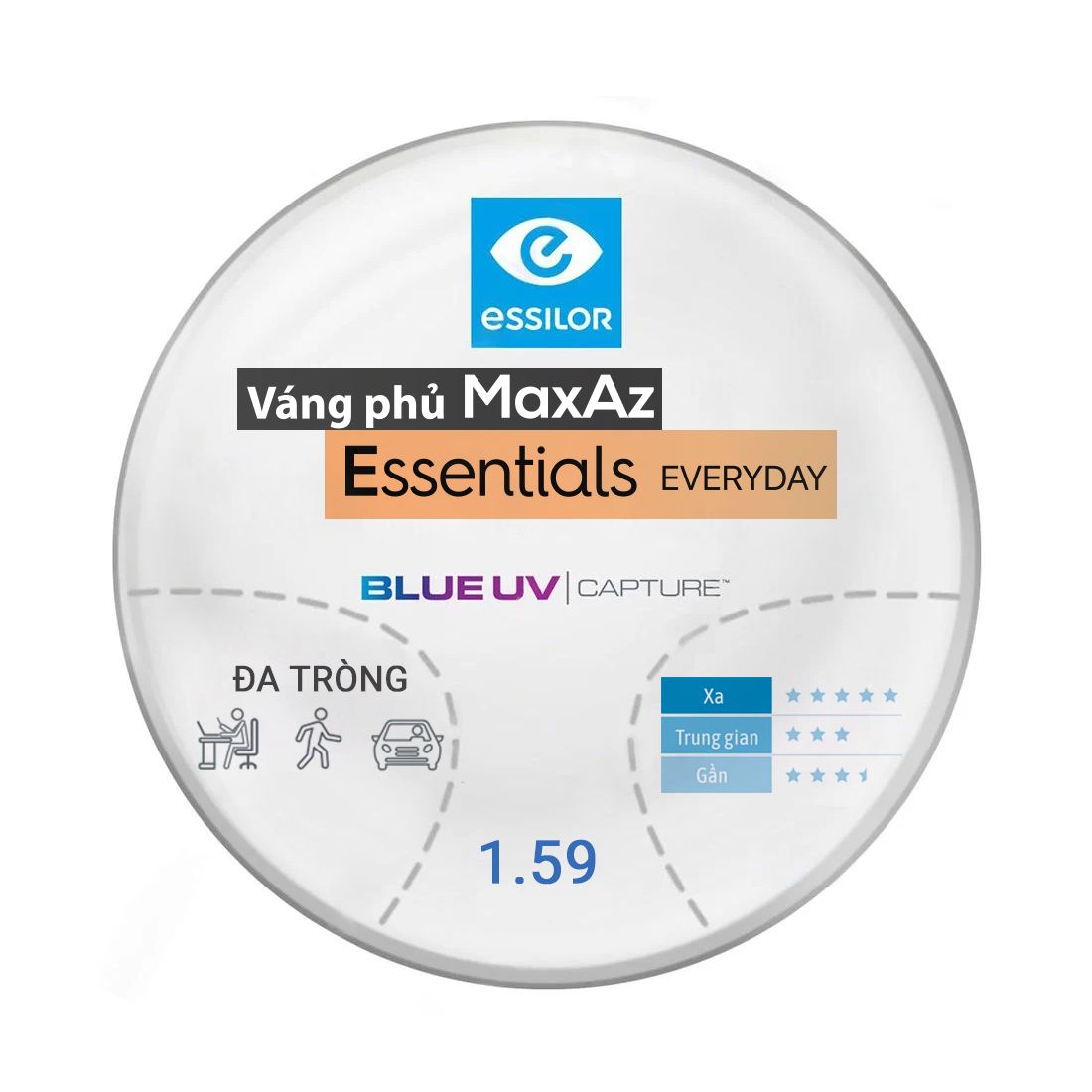 Tròng Đánh Essentials Everyday Váng Phủ Max AZ - Tiện dụng cho mọi ngày