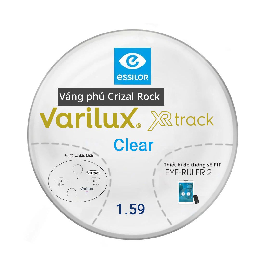 Tròng Đánh Essilor Varilux XR Track - Công Nghệ AI Phản Ứng Theo Mắt