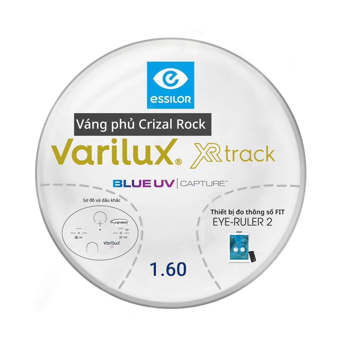 Tròng Đánh Essilor Varilux XR Track - Công Nghệ AI Phản Ứng Theo Mắt