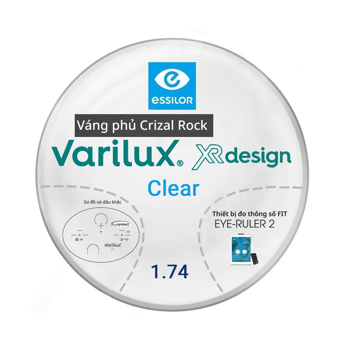 Tròng Đánh Essilor Varilux XR Design - Thiết Kế Quang Học Tiên Tiến