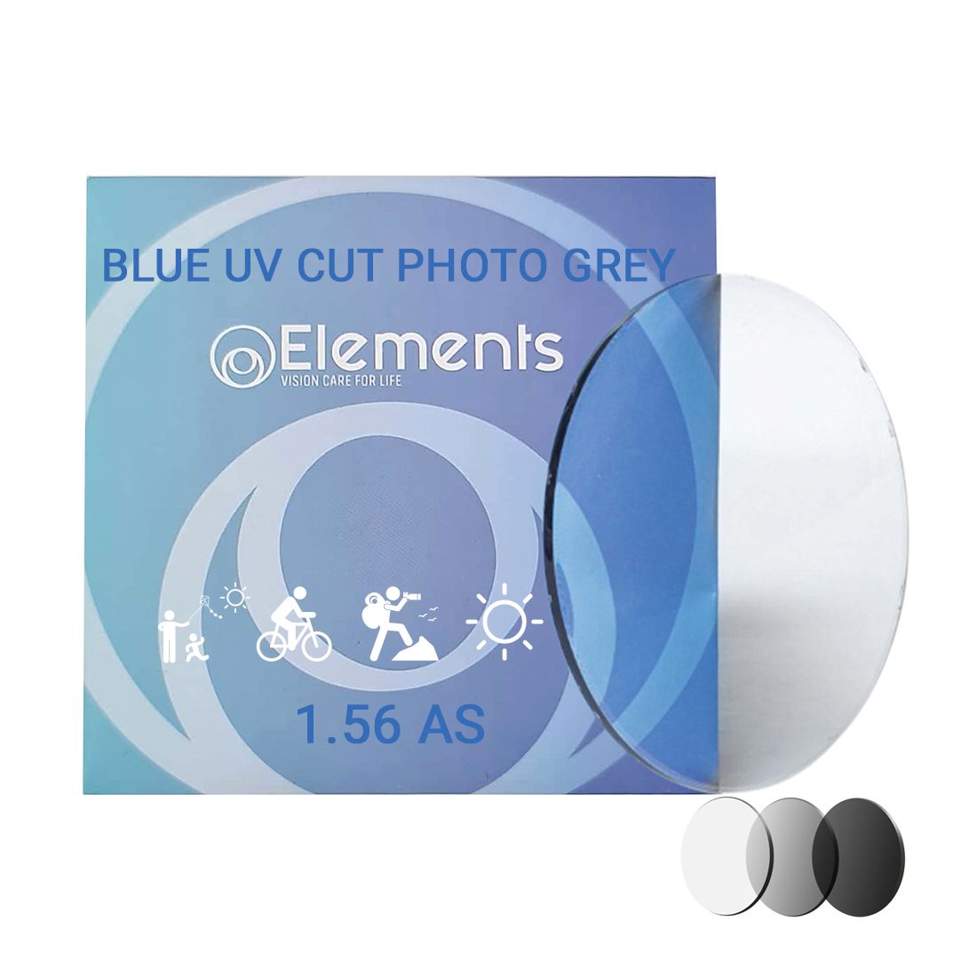 Tròng Kính Elements Blue UV Cut | Giảm 20% | Mắt Kính Liên Sơn