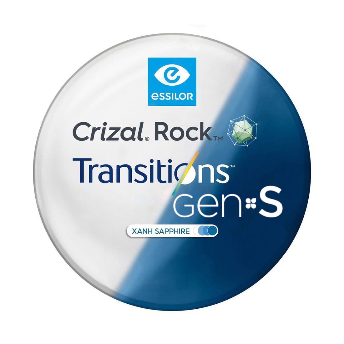 Tròng Kính Essilor Eyezen Váng Crizal Rock - Đủ Chiết Suất & Công Nghệ