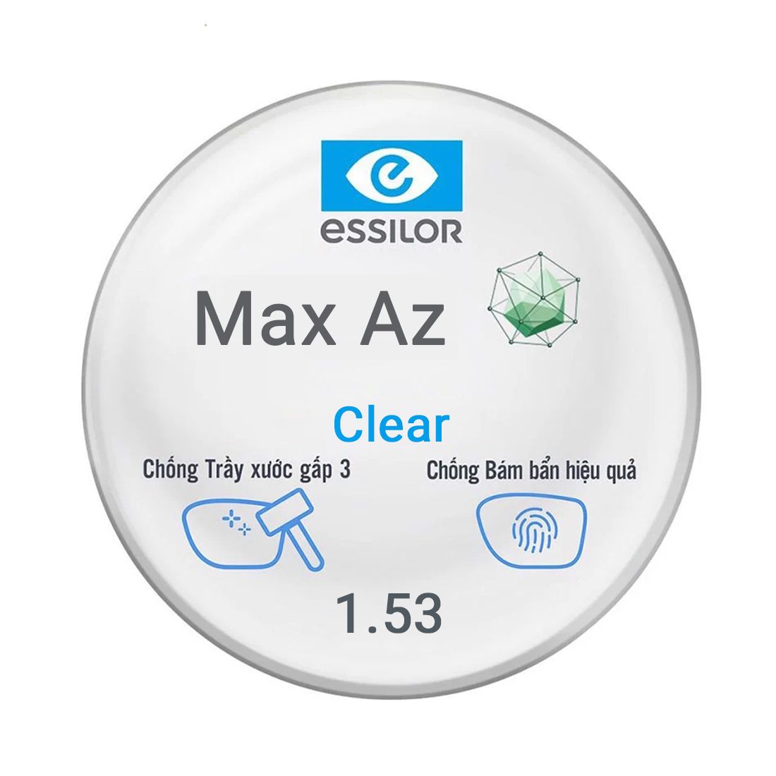 Tròng Kính Essilor đơn tròng đánh váng Max AZ - Giá Tốt Từ Lab Việt Nam
