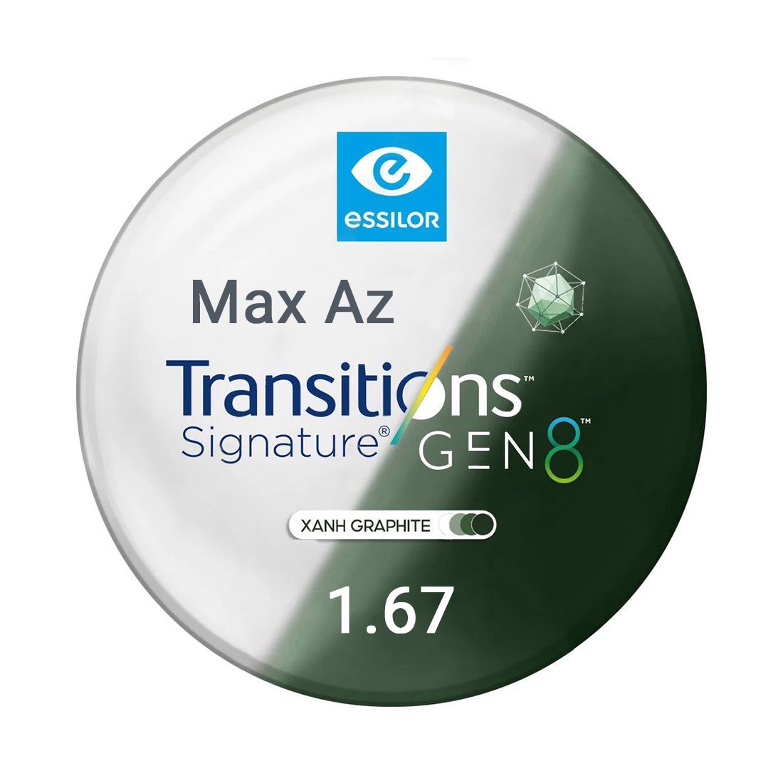 Tròng Kính Essilor đơn tròng đánh váng Max AZ - Giá Tốt Từ Lab Việt Nam