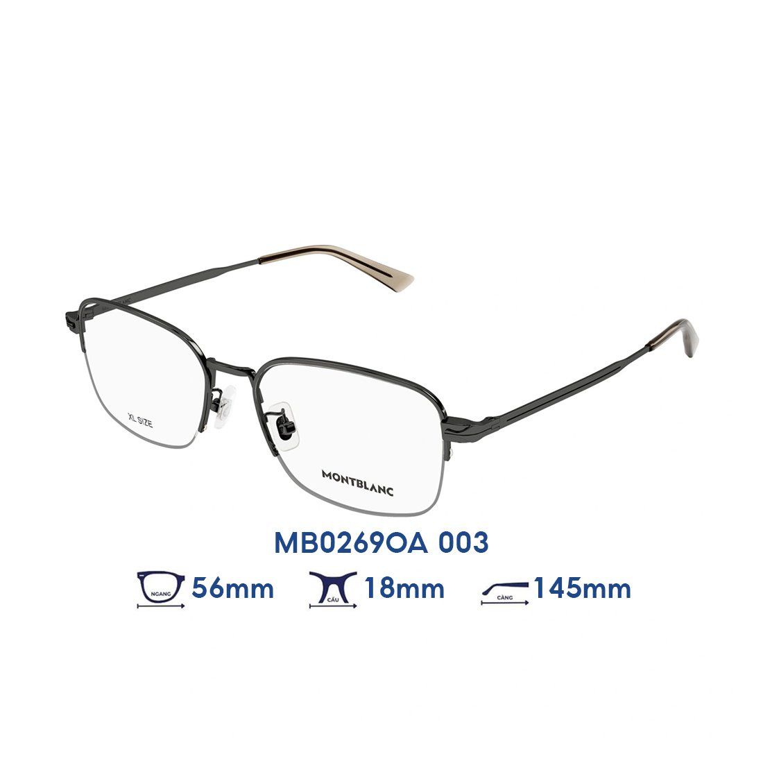 Gọng kính MONTBLANC MB0269OA 003