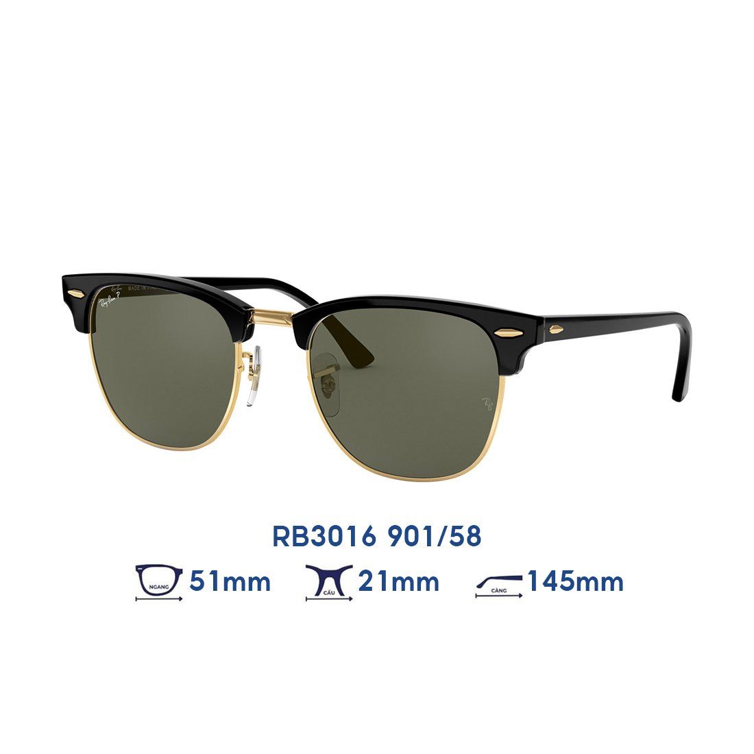 Kính mát RAYBAN RB3016 901/58
