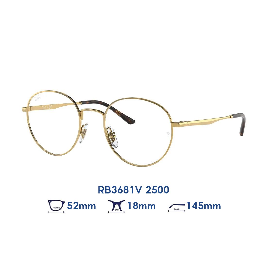Gọng kính RAYBAN RB3681V 2500