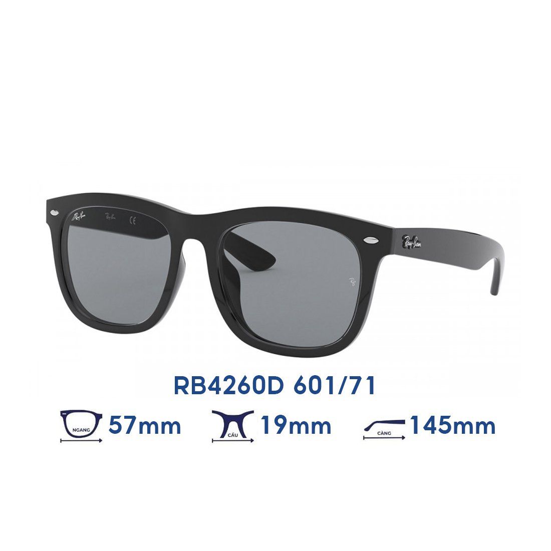 Kính mát RAYBAN RB4260D 601/71