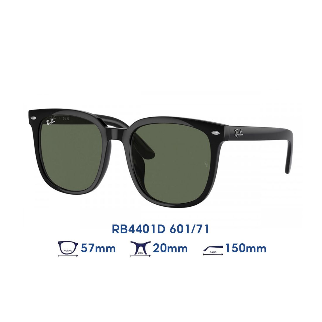 Kính mát RAYBAN RB4401D 601/71
