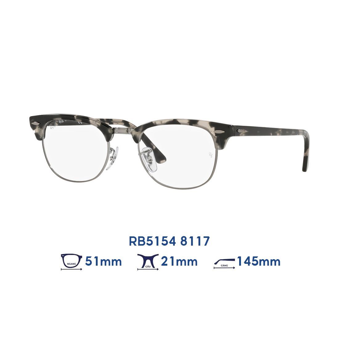 Gọng kính RAYBAN RB5154 8117