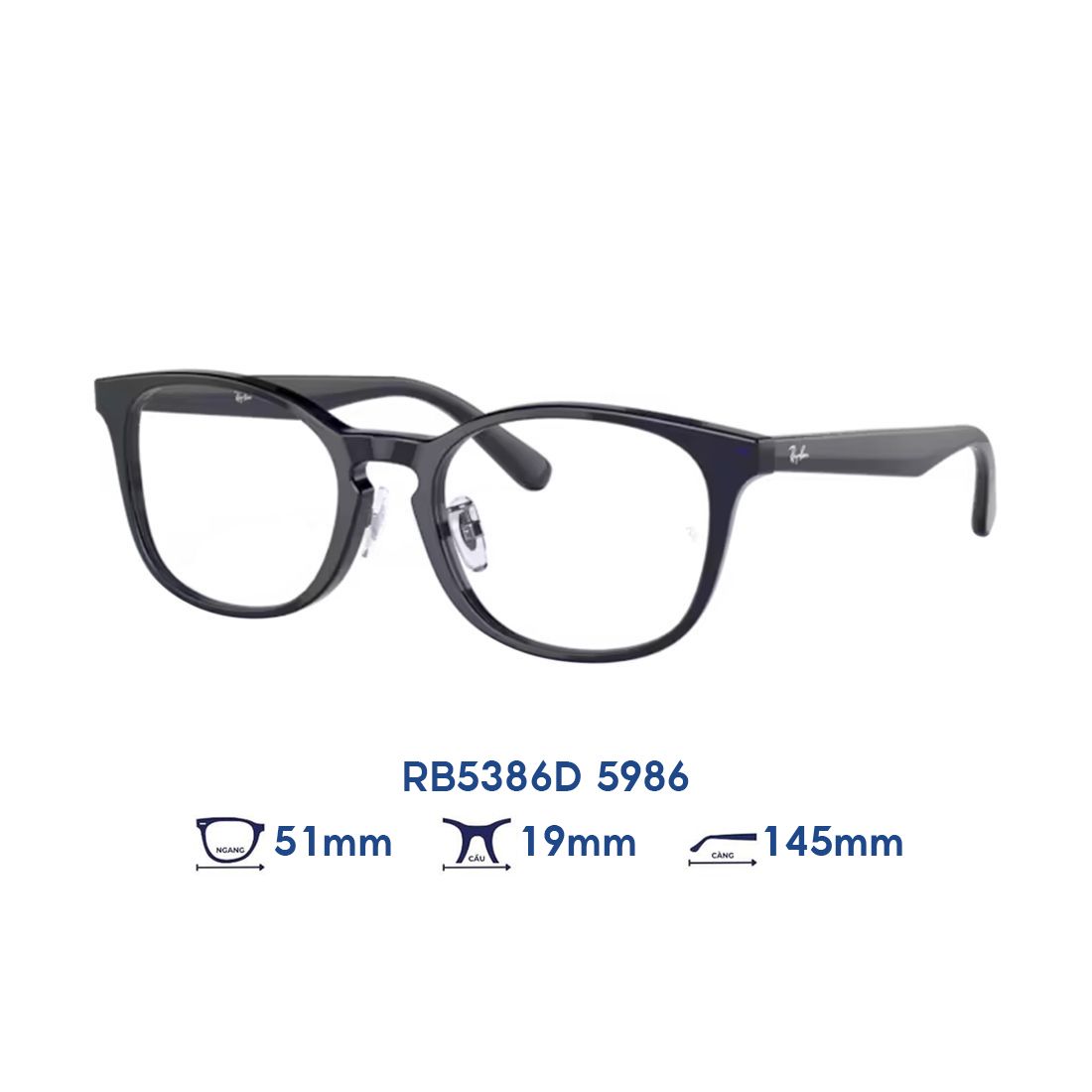 Gọng kính RAYBAN RB5386D 5986