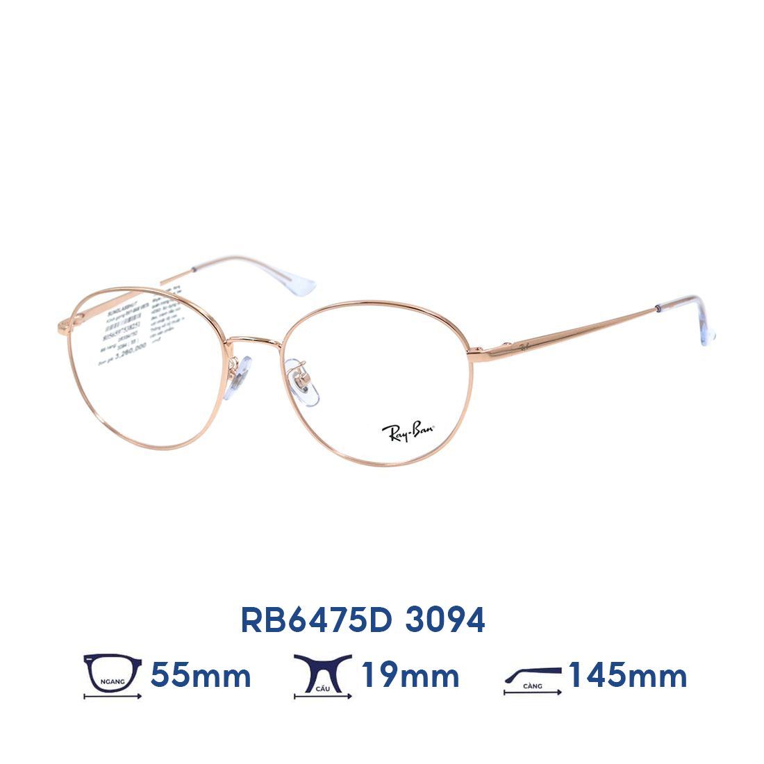 Gọng kính RAYBAN RB6475D 3094