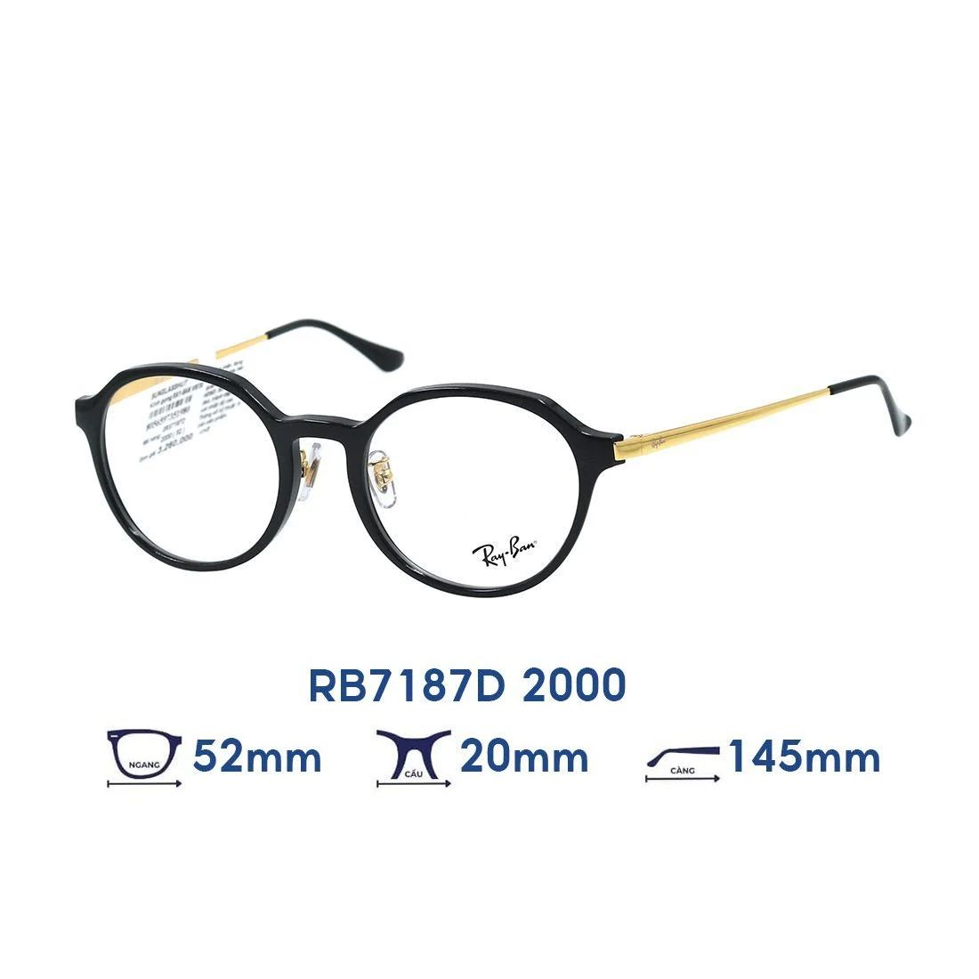 Gọng kính RAYBAN RB7187D 2000