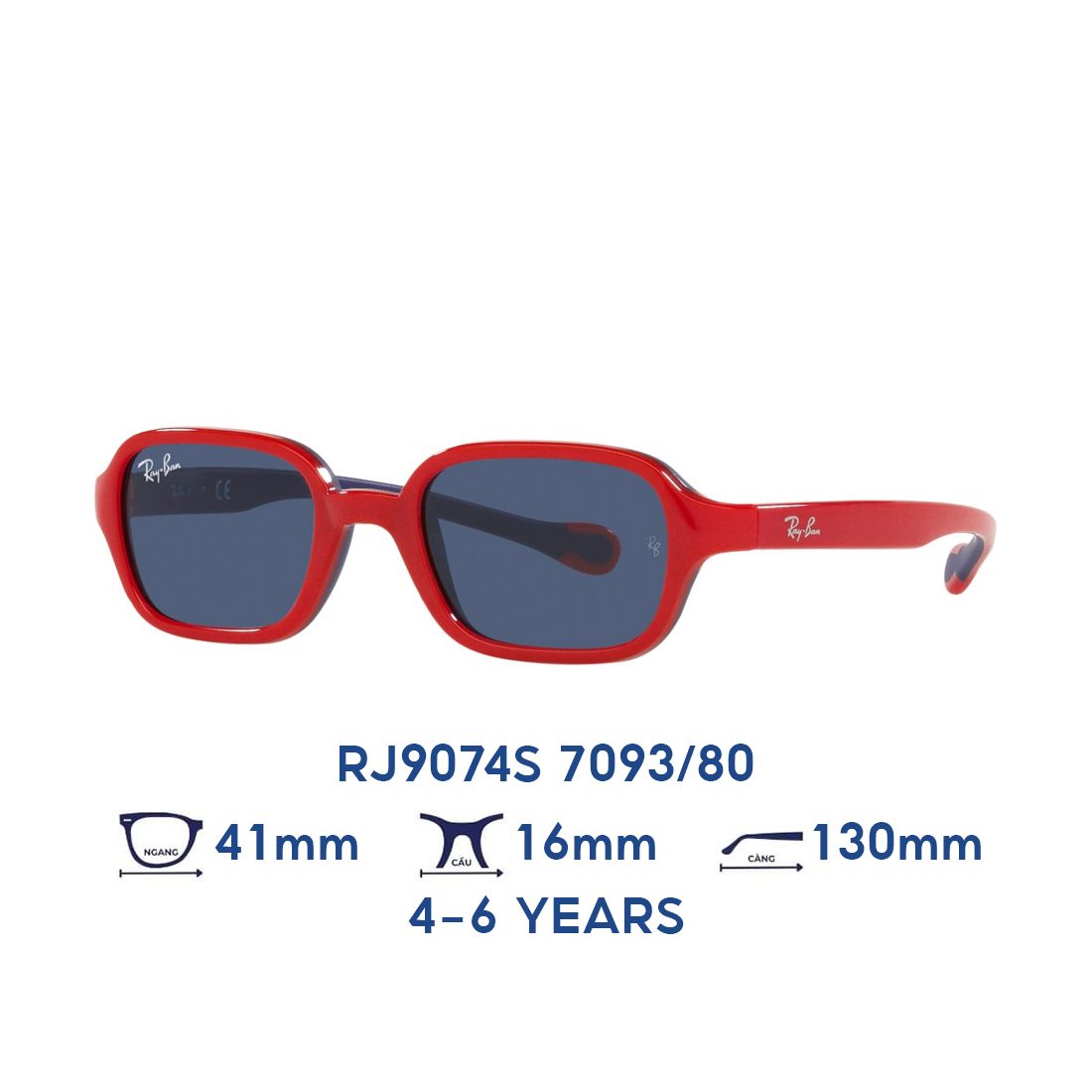 Kính mát trẻ em Kids RAYBAN RJ9074S 7093/80