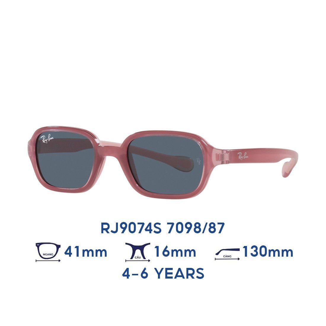  Kính mát trẻ em Kids RAYBAN RJ9074S 7098/87 