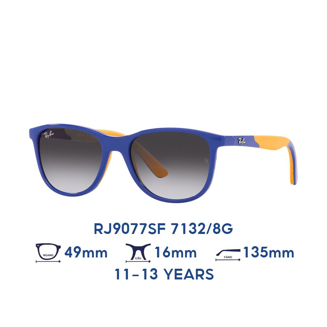  Kính mát trẻ em Kids RAYBAN RJ9077SF 7132/8G 