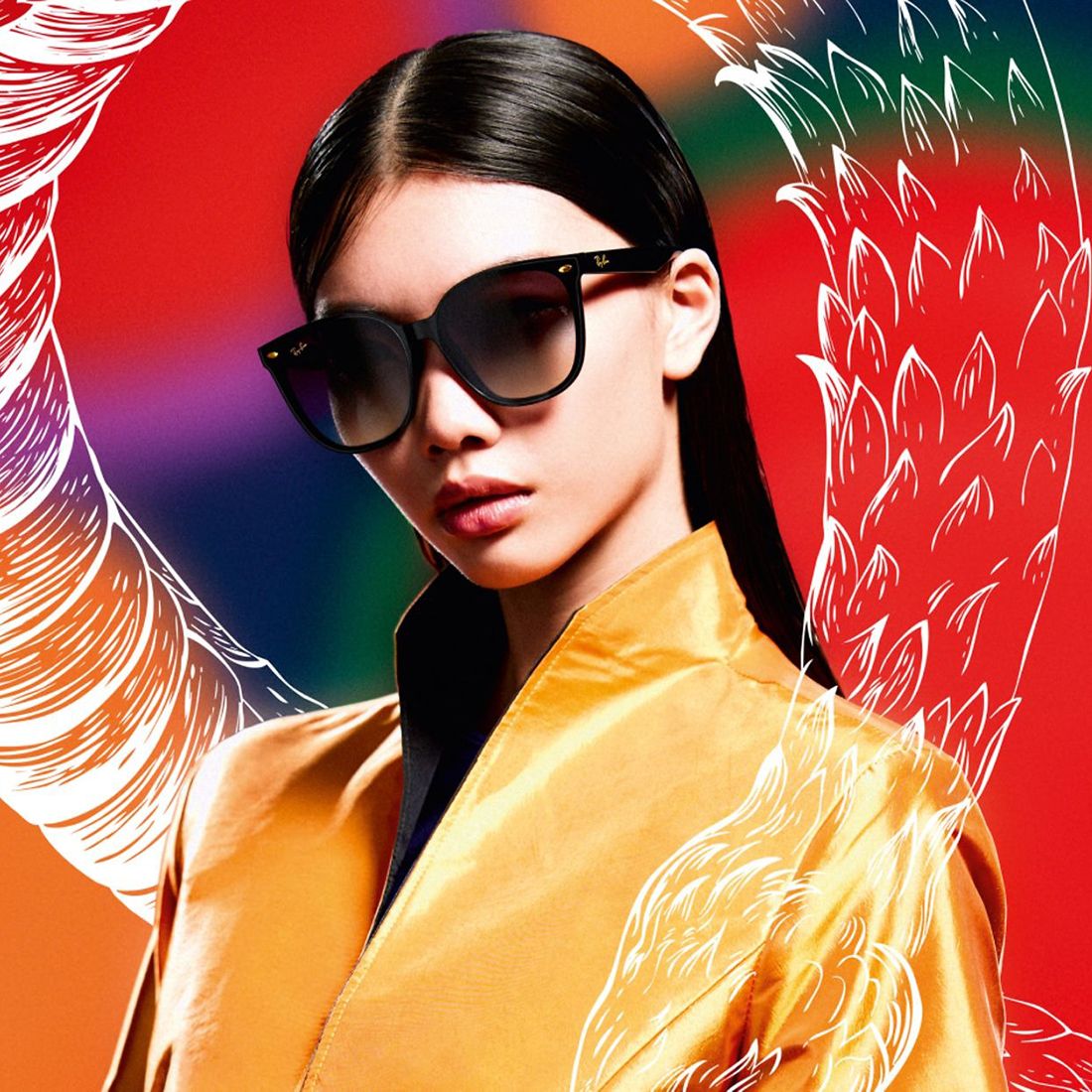 Kính mát RAYBAN RB4423D 6807/8G Year Of The Snake Edition