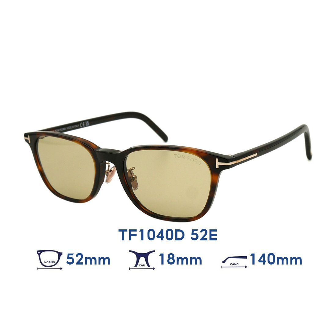 Kính mát Tom Ford TF1040D 52E