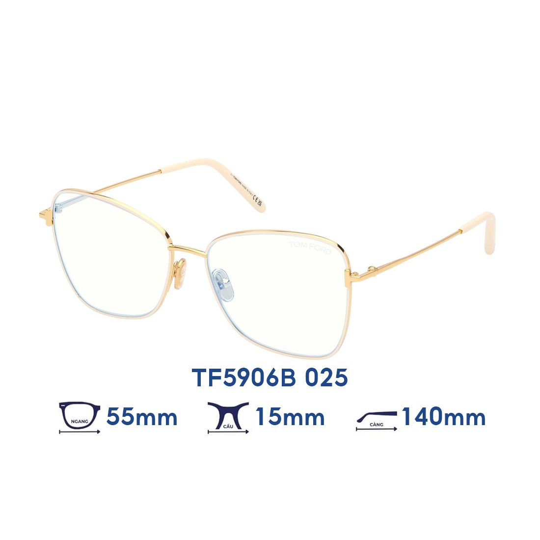 Gọng kính Tom Ford TF5906B 025