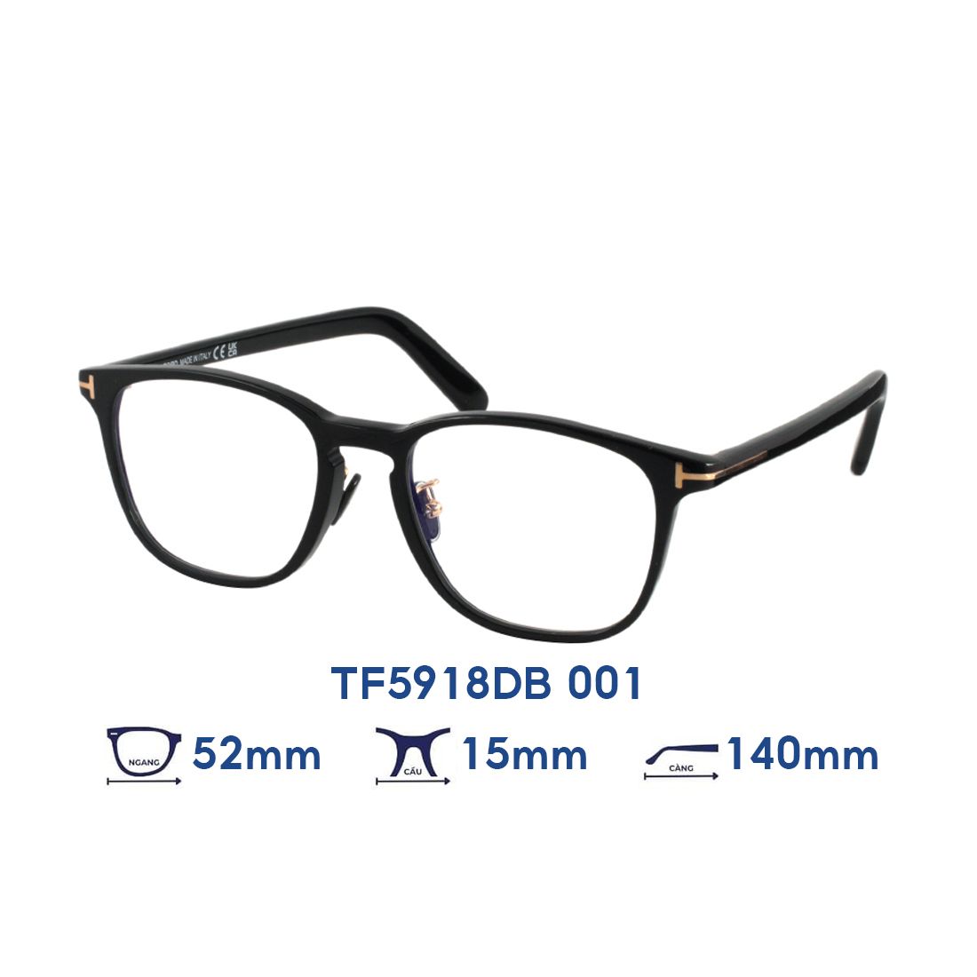 Gọng kính Tom Ford TF5918DB 001