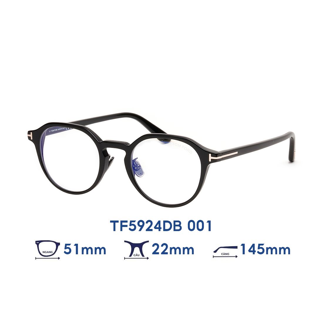 Gọng kính Tom Ford TF5924DB 001