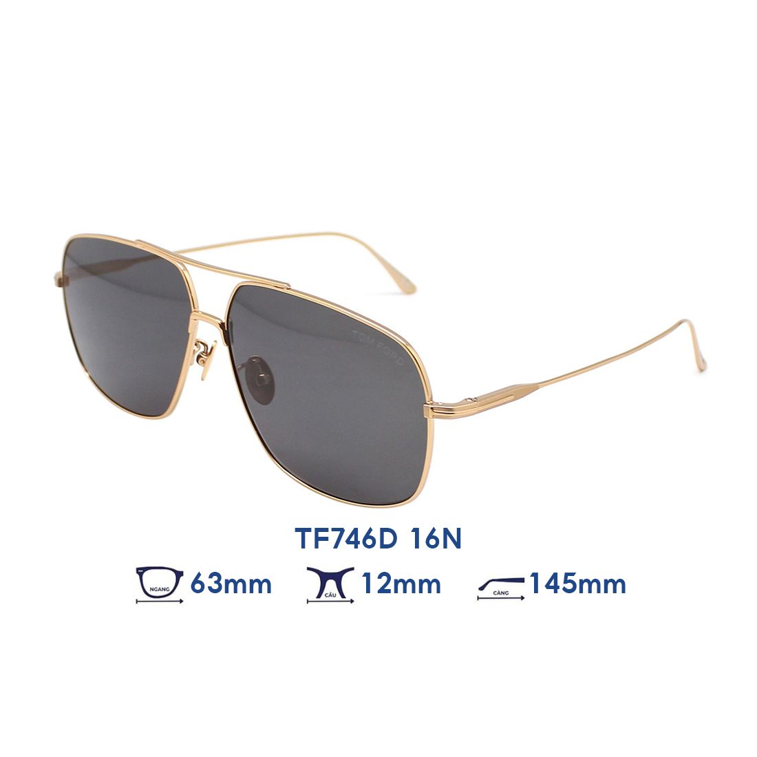 Kính mát Tom Ford TF746D 16N