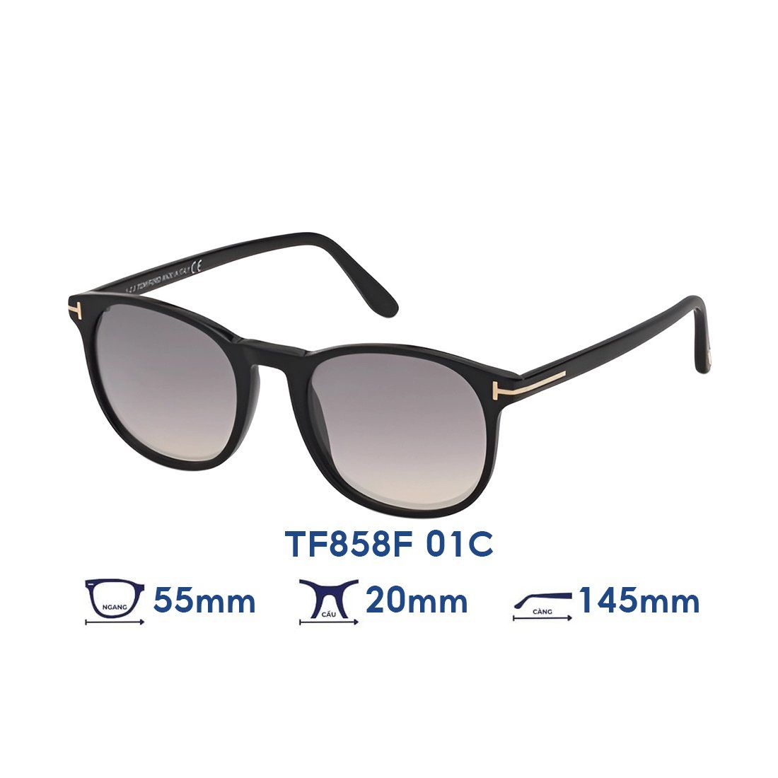 Kính mát Tom Ford TF858F 01C