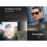  Tròng kính Essilor Eyezen Pro Xtractive Polarized đổi màu Xám khói váng phủ Crizal Rock 