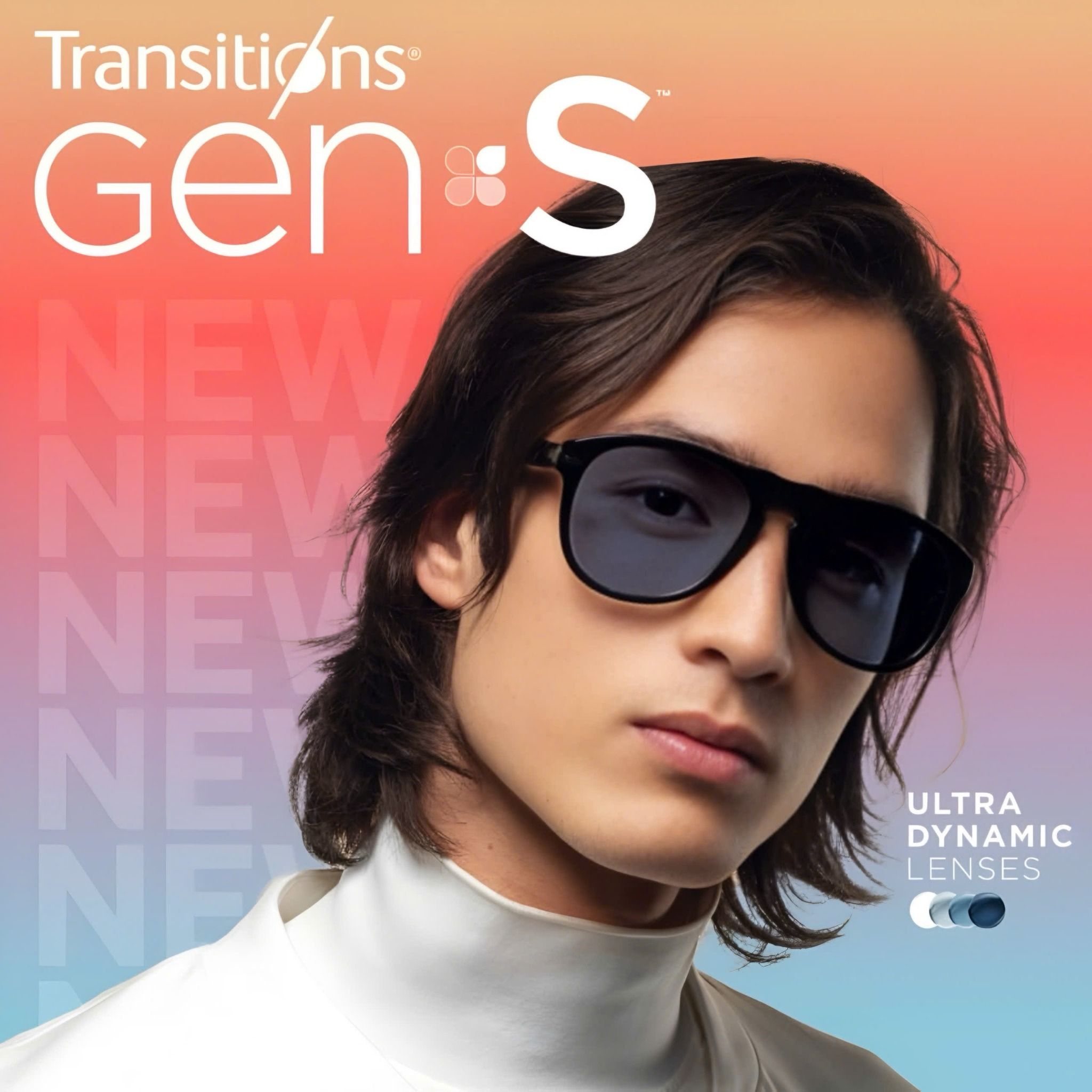 Tròng kính đơn tròng đổi màu Essilor Gen S với 8 màu thời trang váng Crizal