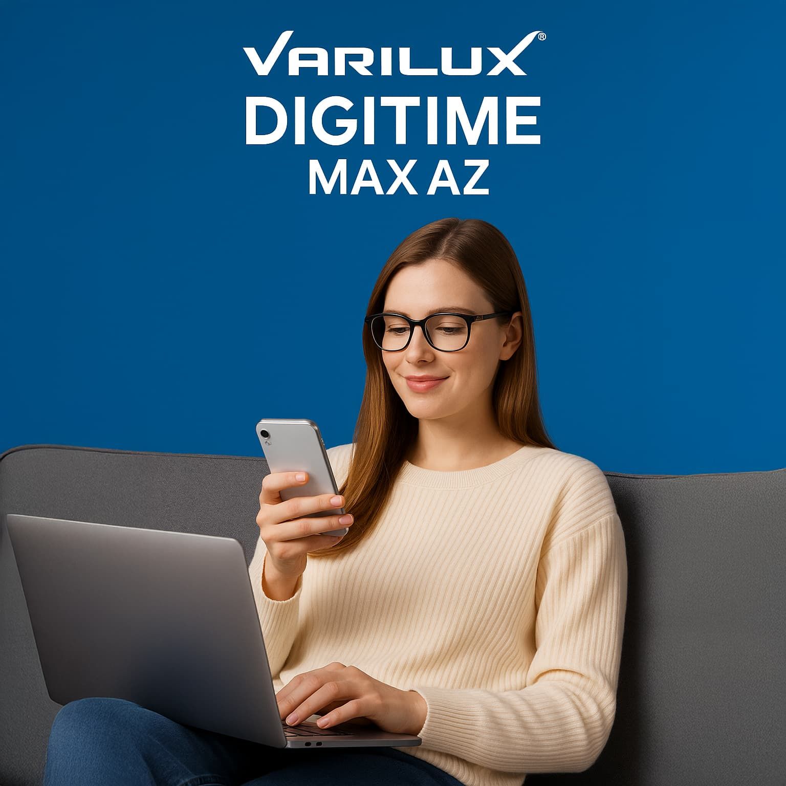 Tròng kính Essilor Varilux Digitime váng phủ Max Az