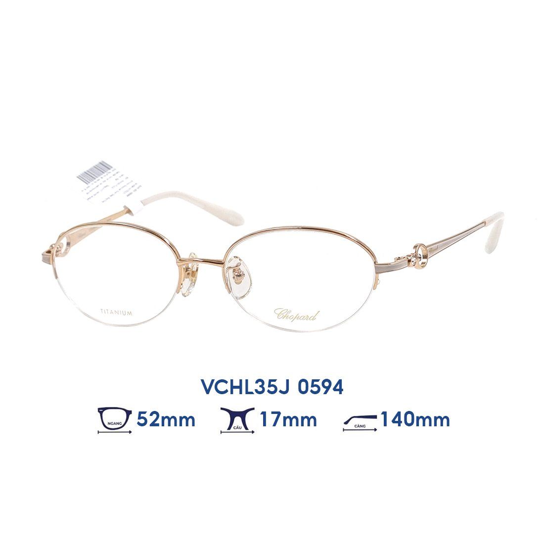 Gọng kính CHOPARD VCHL35J 0594