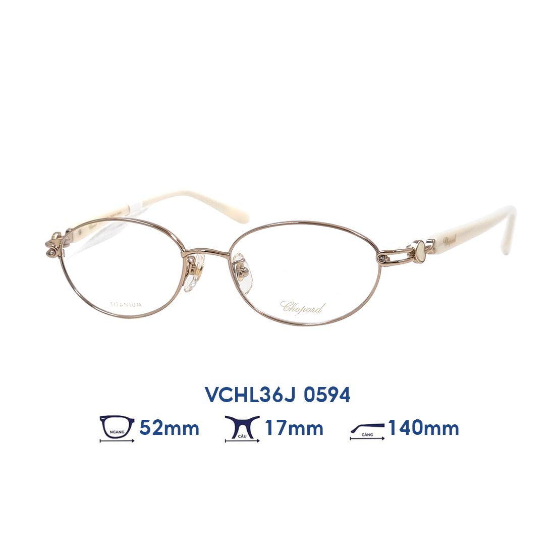 Gọng kính CHOPARD VCHL36J 0594