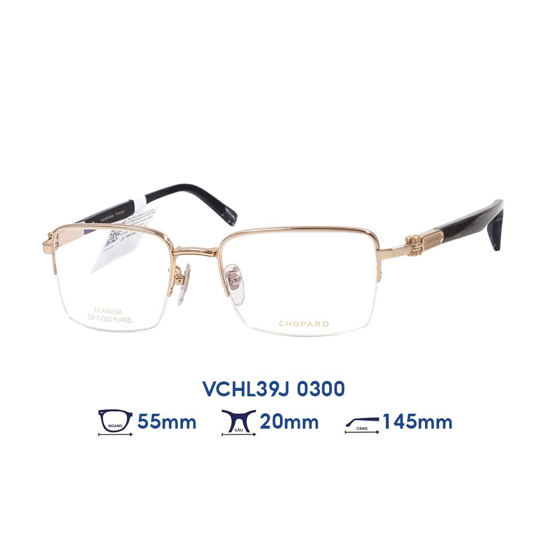 Gọng kính CHOPARD VCHL39J 0300