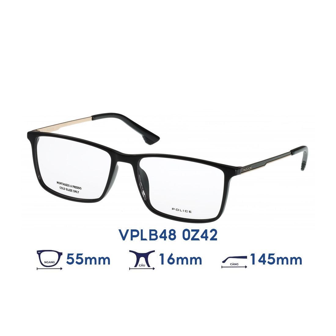 Gọng kính POLICE VPLB48 0Z42