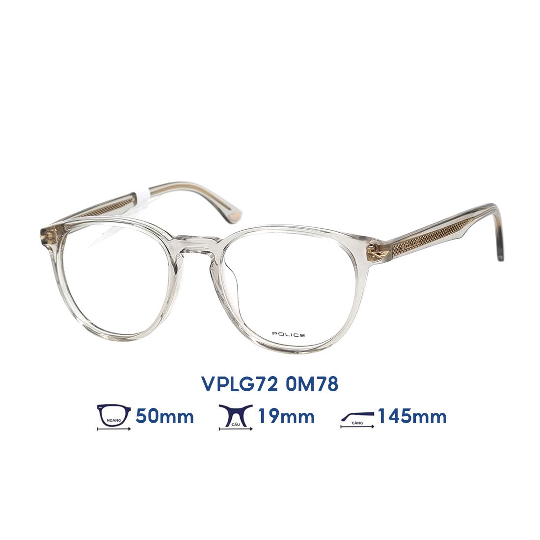 Gọng kính POLICE VPLG72 0M78