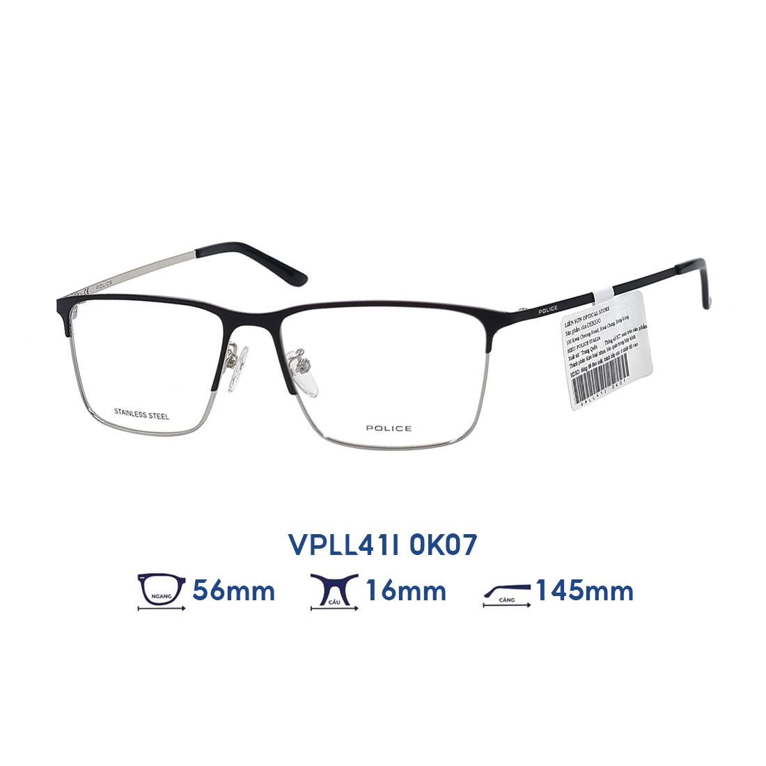 Gọng kính POLICE VPLL41I 0K07