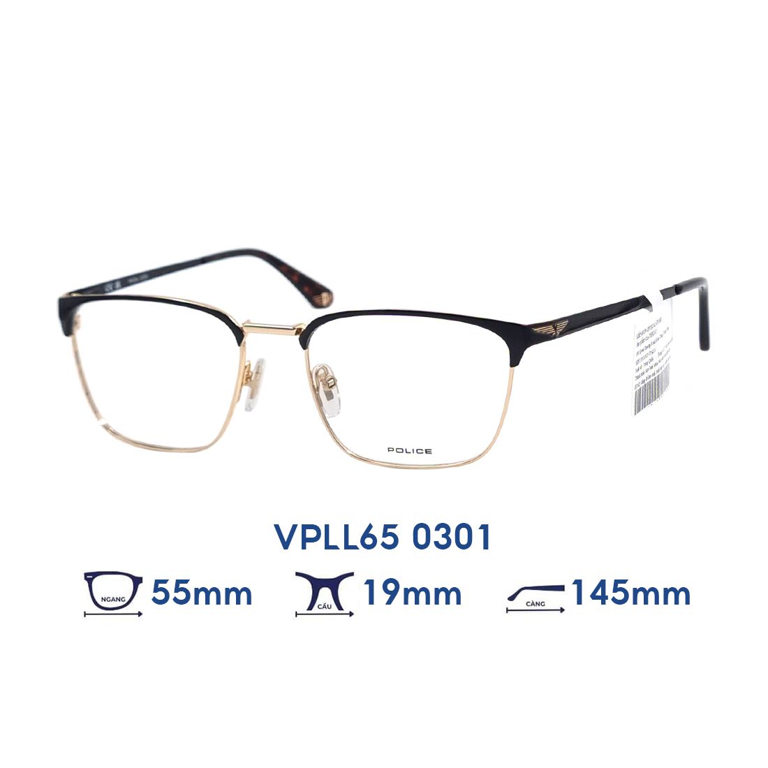 Gọng kính POLICE VPLL65 0301