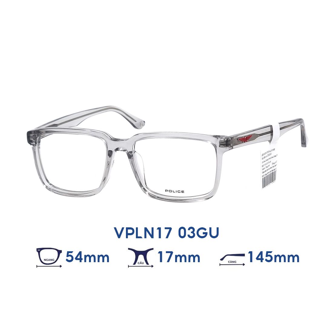Gọng kính POLICE VPLN17 03GU