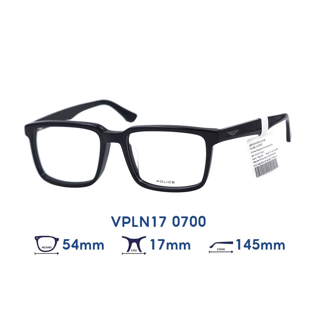 Gọng kính POLICE VPLN17 0700