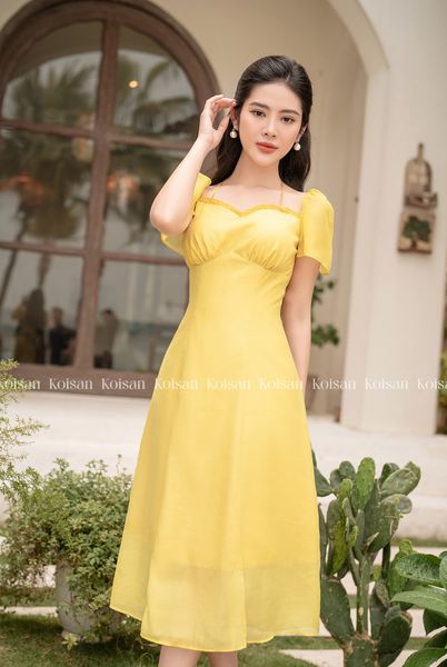  Đầm xòe nữ tay loa S2382019 