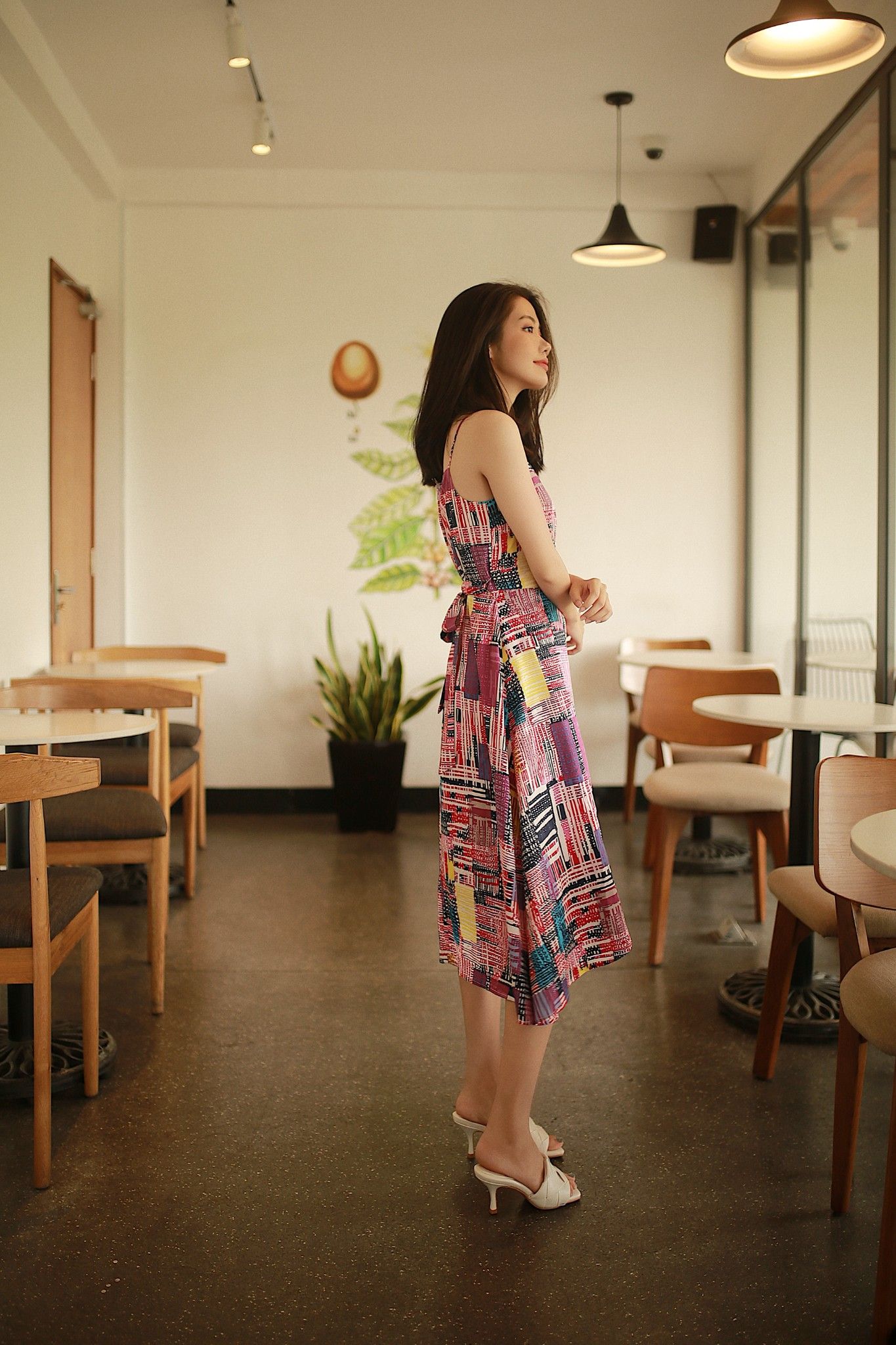 Đầm xòe hai dây 500211
