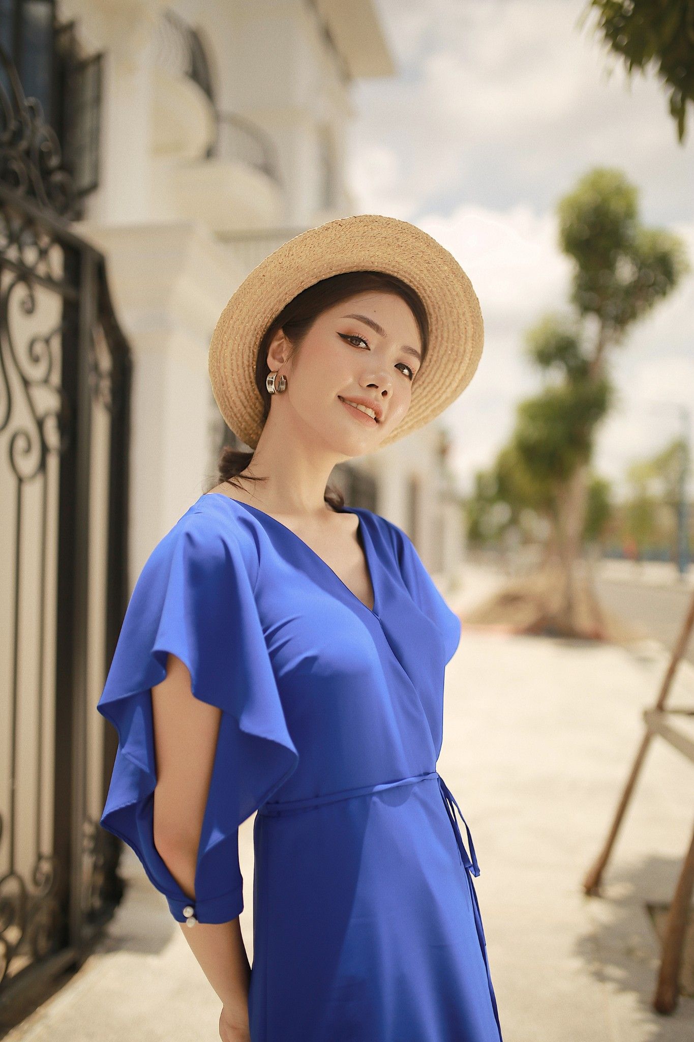 Đầm xòe vạt chéo 6760388-N-1