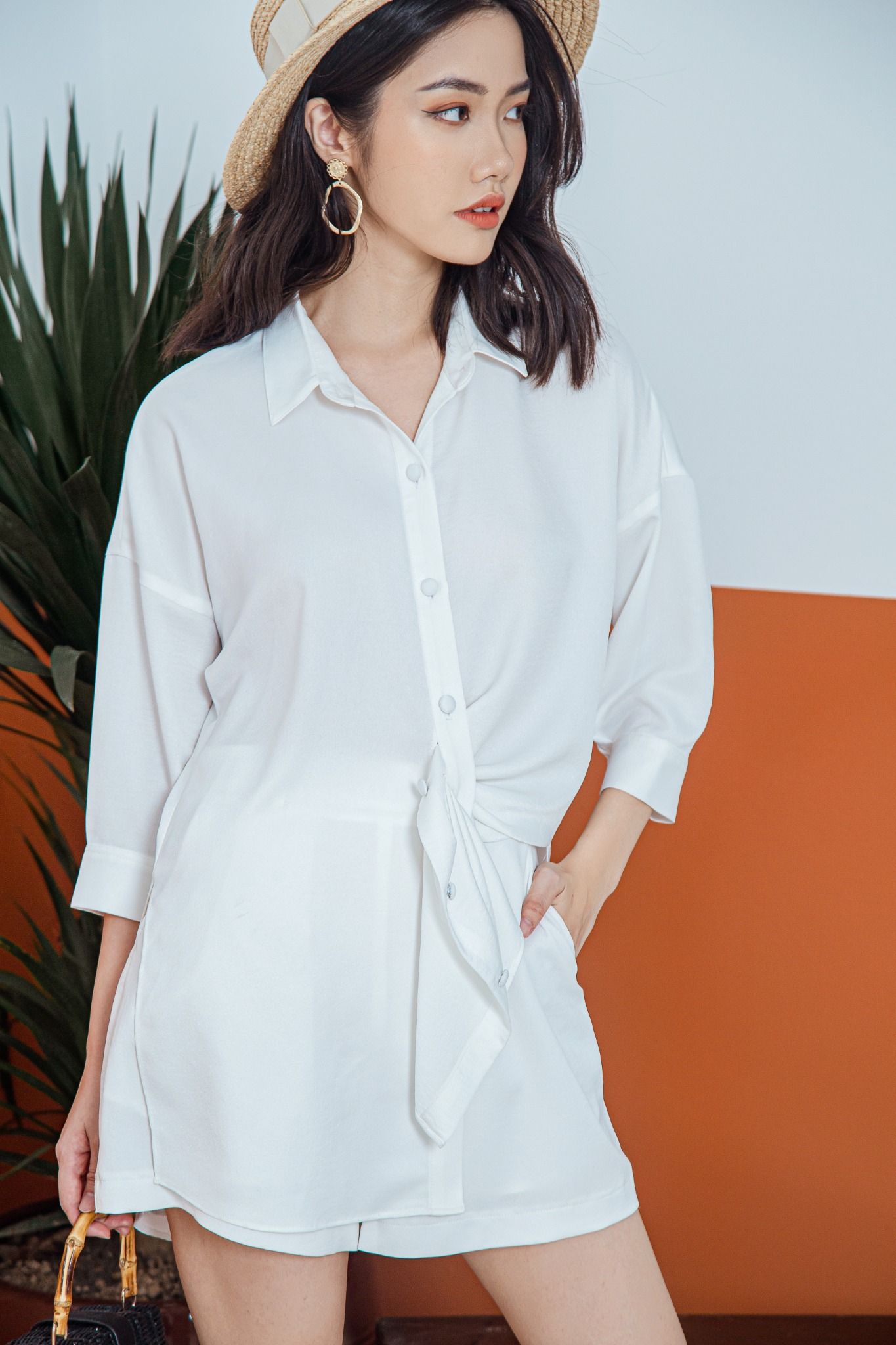 Áo sơ mi 21051511 Quần short 21055103