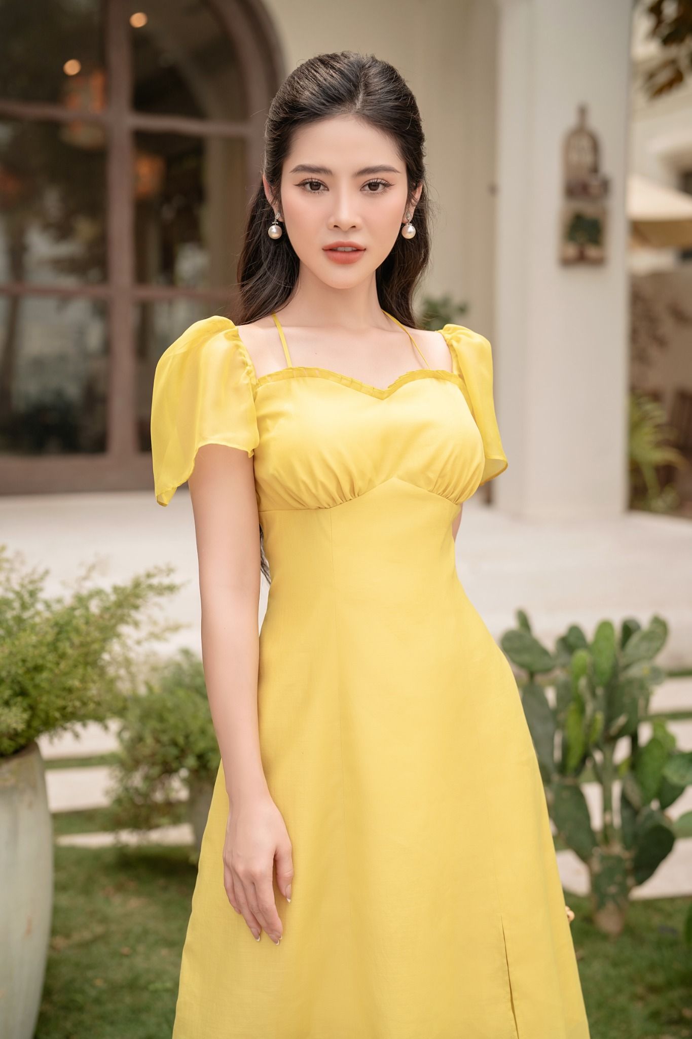  Đầm xòe nữ tay loa S2382019 