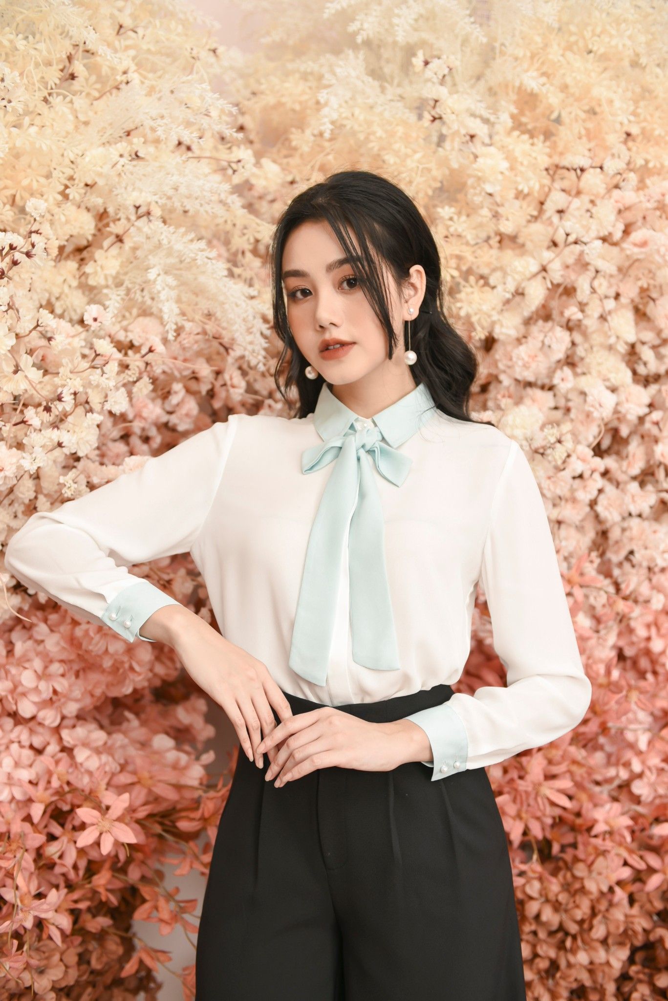 Áo sơ mi 60439 - quần suông 2 ly 21055307