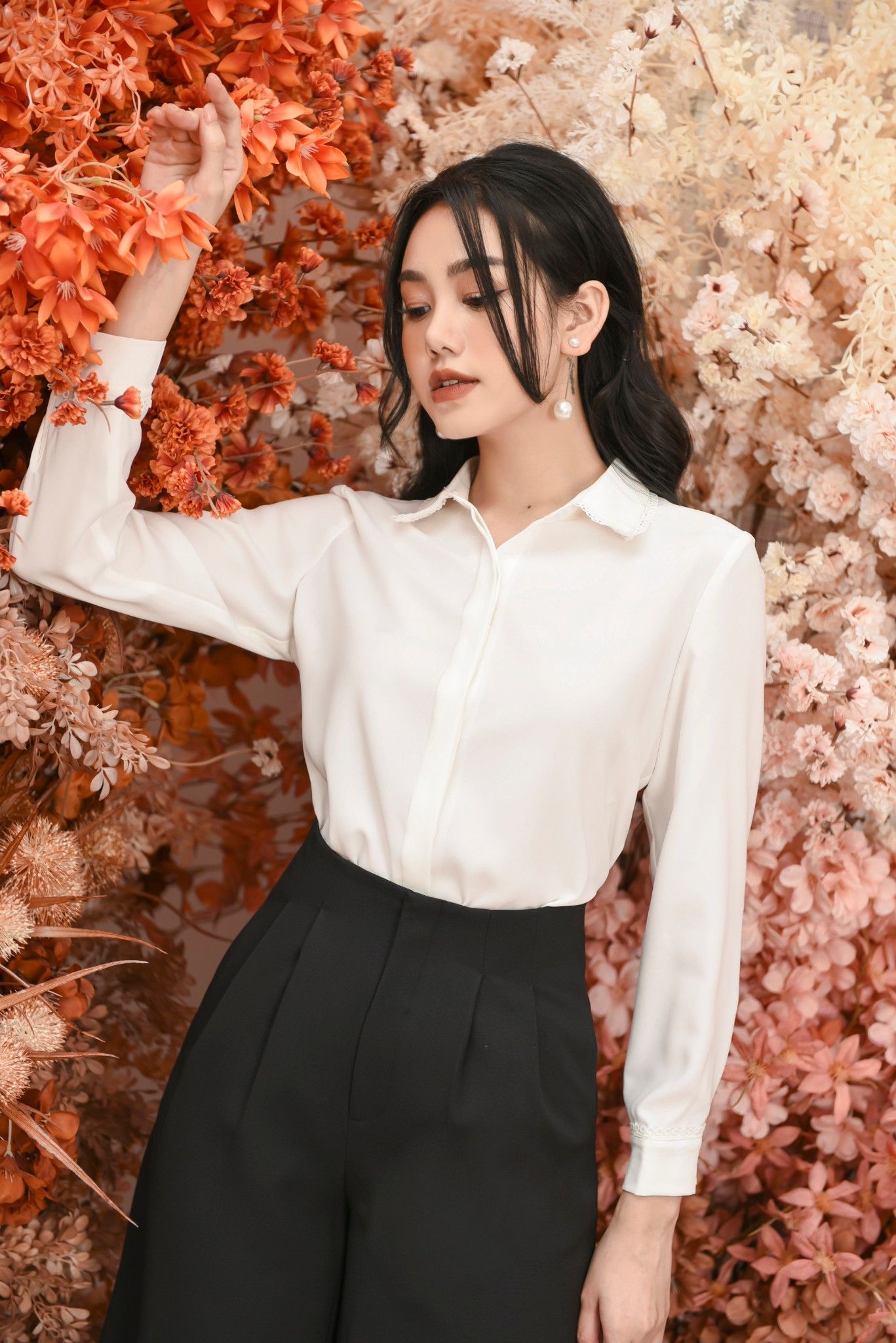 Áo sơ mi 290112 - quần suông 2 ly 21055307