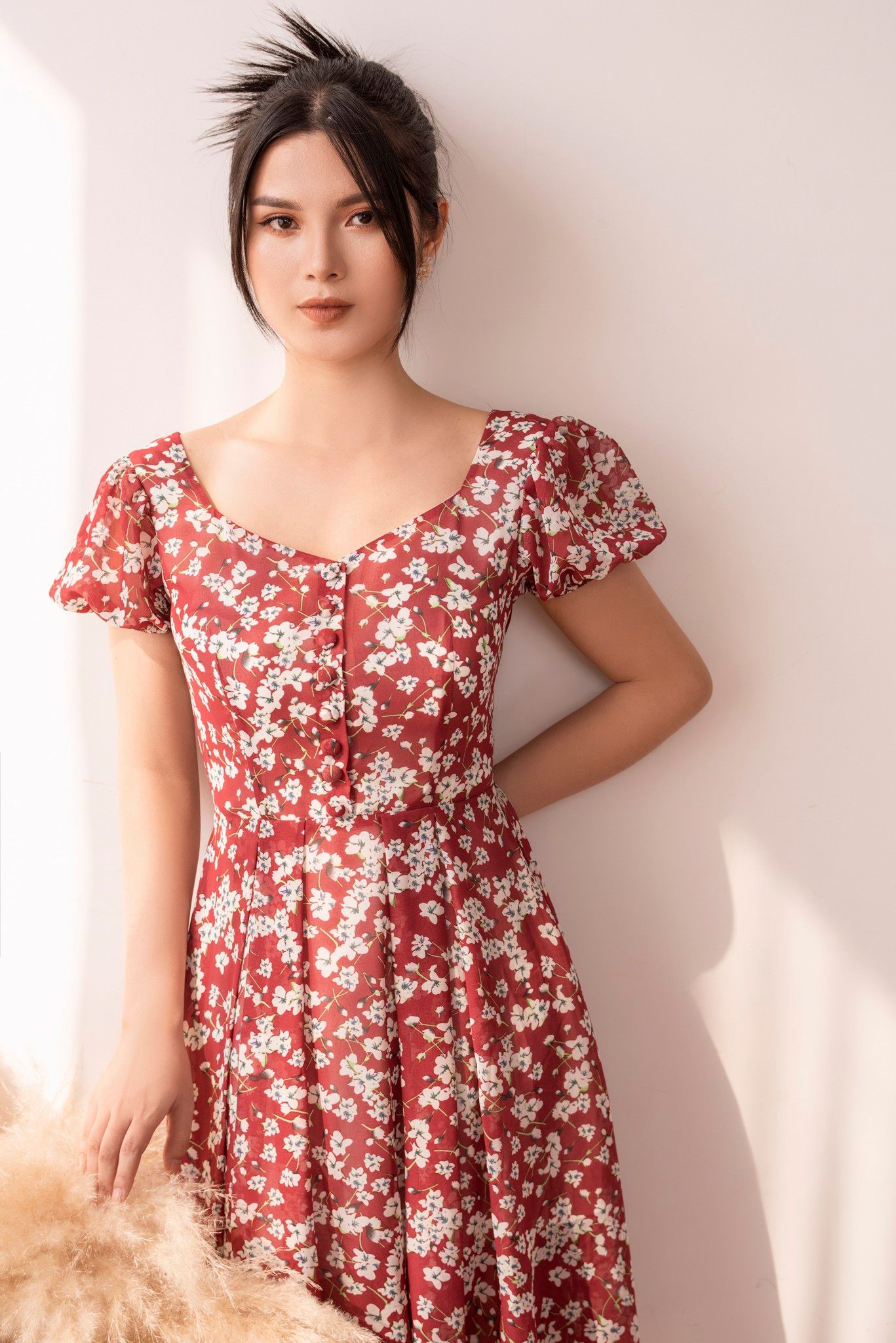 Đầm xòe chiffon 10276-2