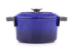 noi gang woll 124ci 020 iron pots 24 cm cobalt blue