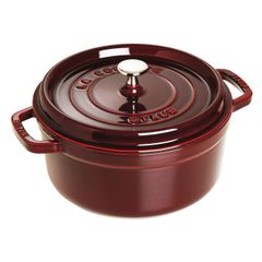 noi gang staub round cocotte grenadine 40509 357 0 24cm 3 8l