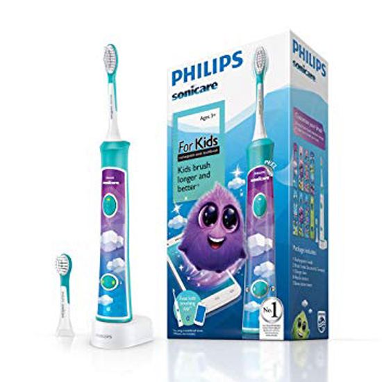 ban chai danh rang dien bluetooth sonicare philips hx6322 04 danh cho tre em